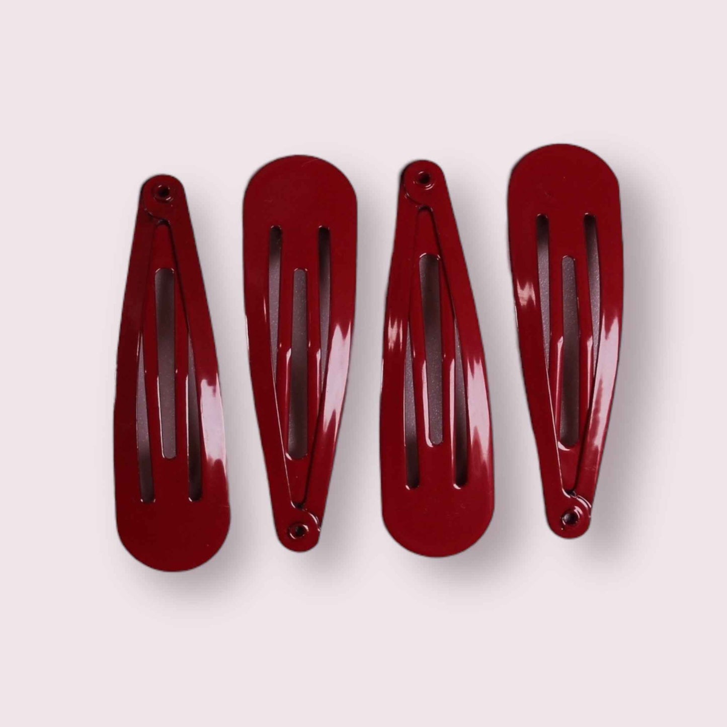 Red Snap Clips - School Hair Accessories UK