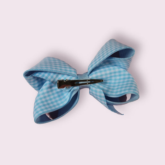 Summer Dress Blue Gingham 4" Inside Out Clip