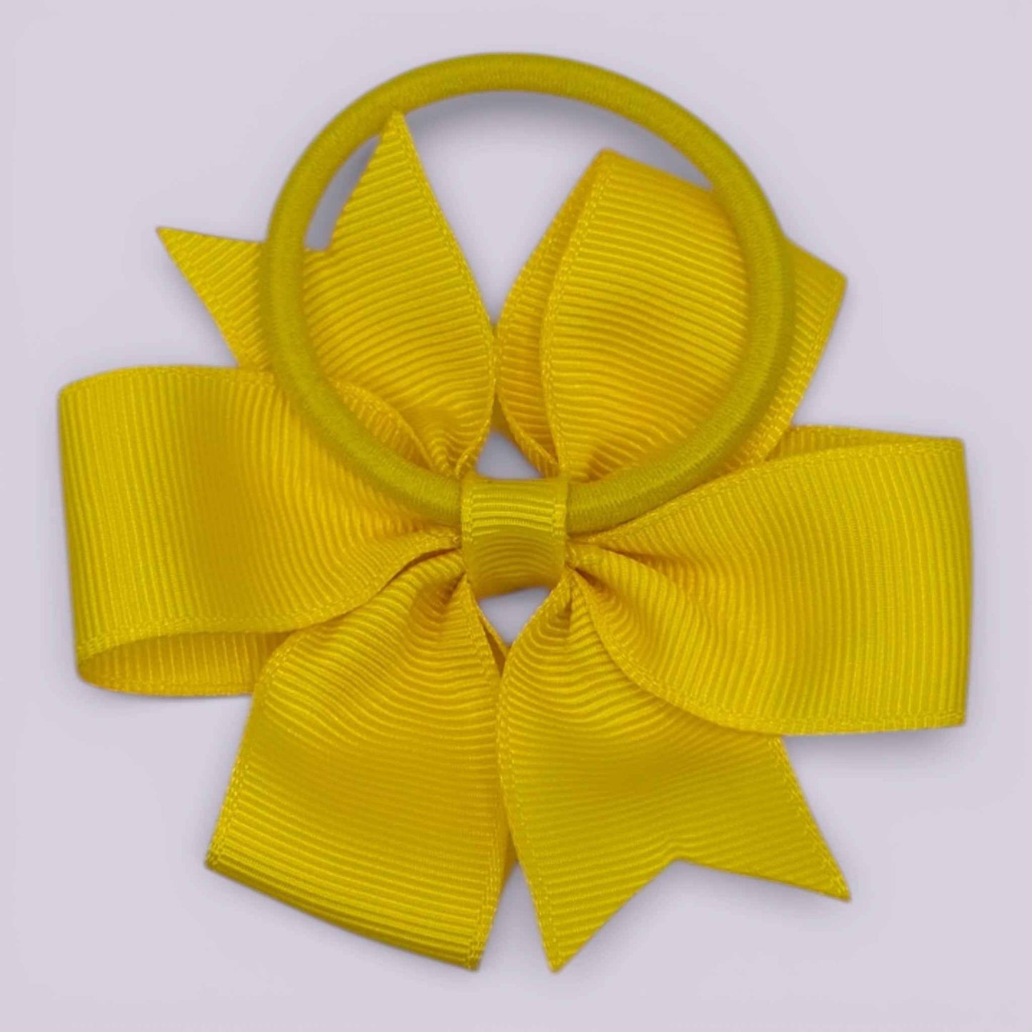 Olive | Yellow Bobble - School Hair Accessories UK