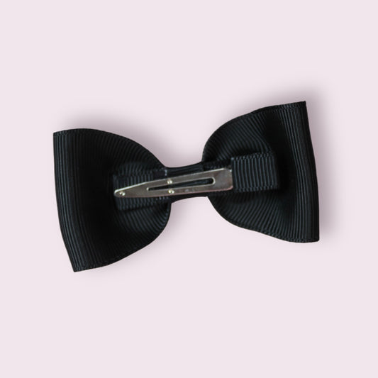Black 3" Bowtie Clip