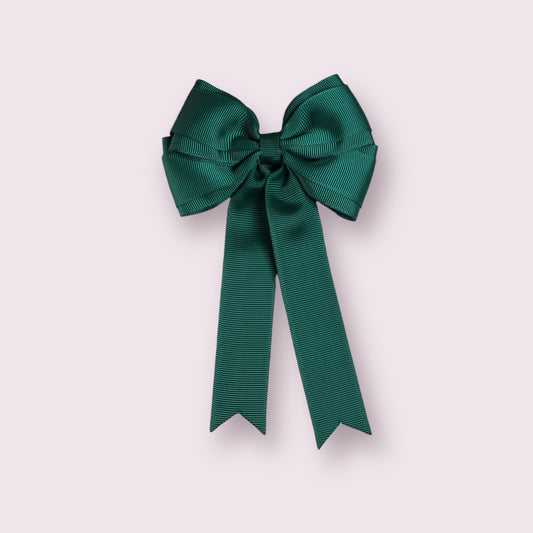 Hunter Green 4.5" Tailed Clip