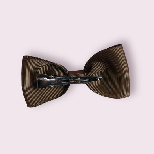 Brown 3" Bowtie Clip