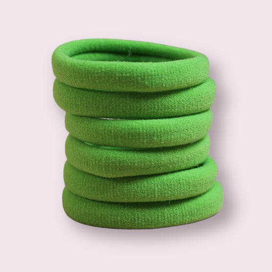 Emerald Green Soft Non Damage Hair Bobbles