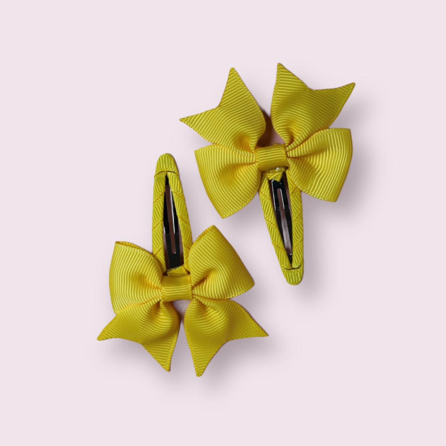 Yellow 2.5" Butterfly Snap Clip
