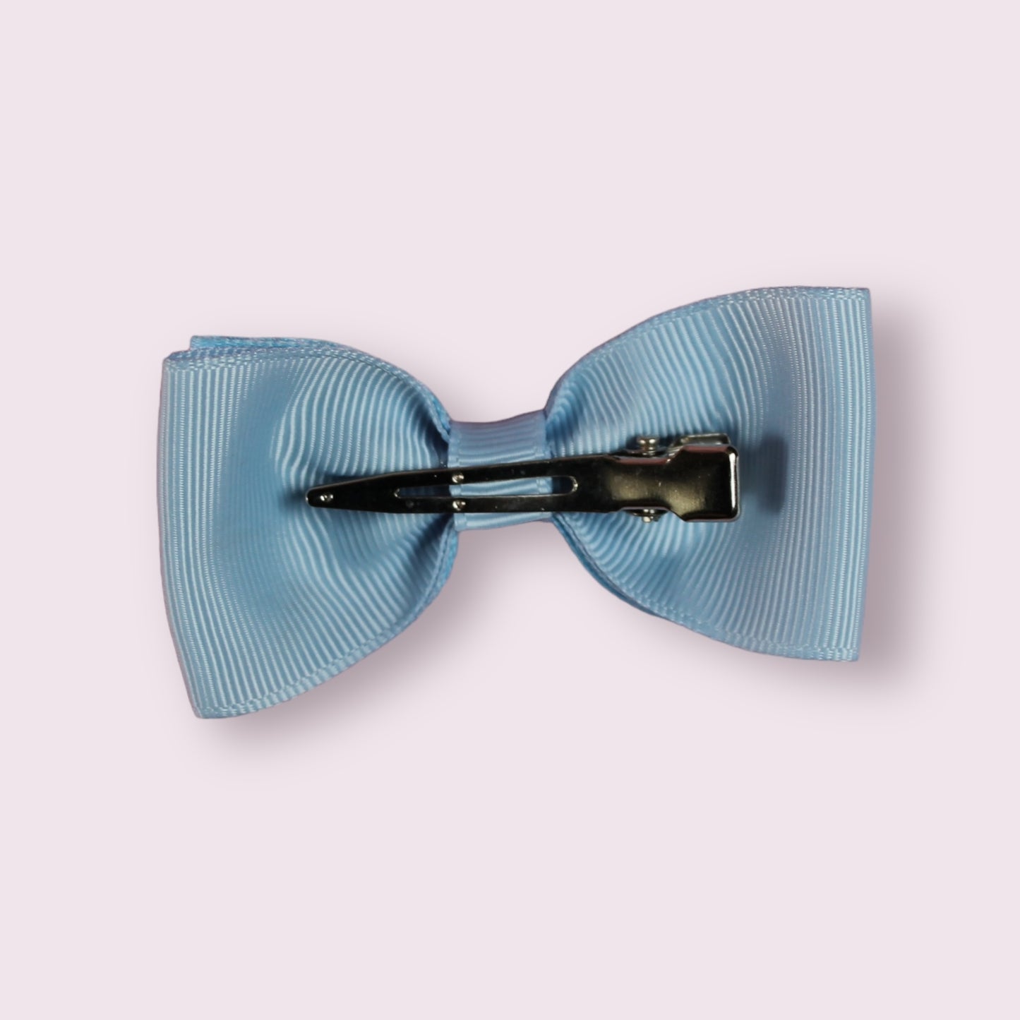 Summer Dress Blue Gingham 3" Bowtie Clip