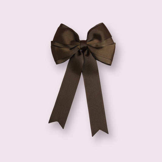 Brown 4.5" Tailed Clip