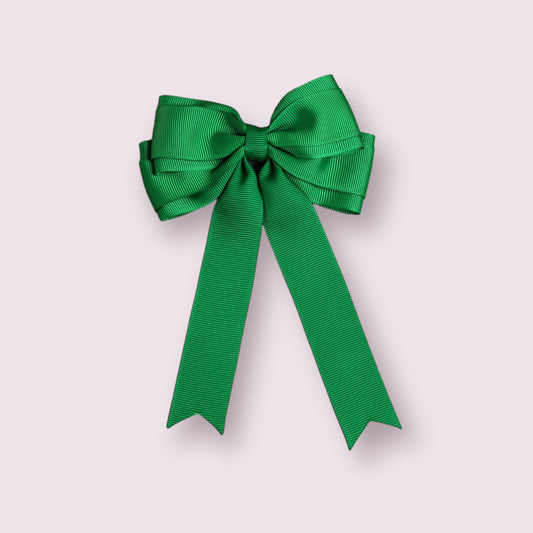 Emerald Green 4.5" Tailed Clip