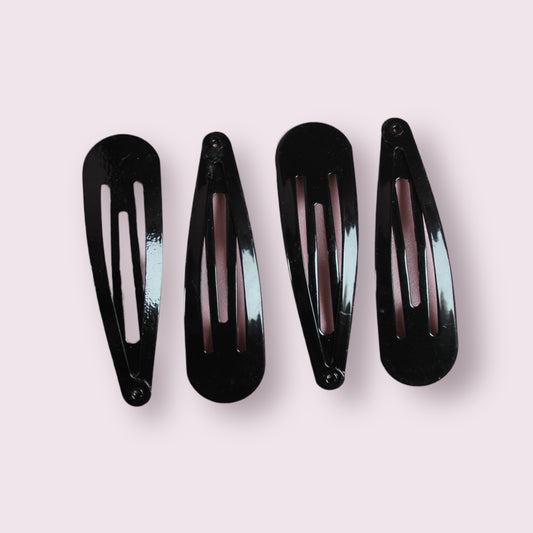 Black Snap Clips