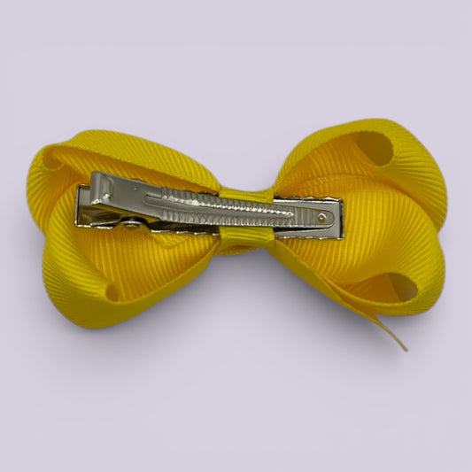 Small Darcie | Yellow Clip - School Hair Accessories UK