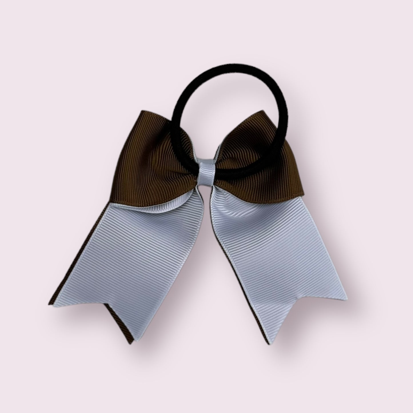 Brown & White 4.5" Tailed Bobble