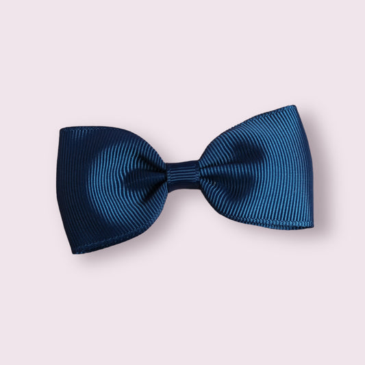 Navy Blue 3" Bowtie Clip