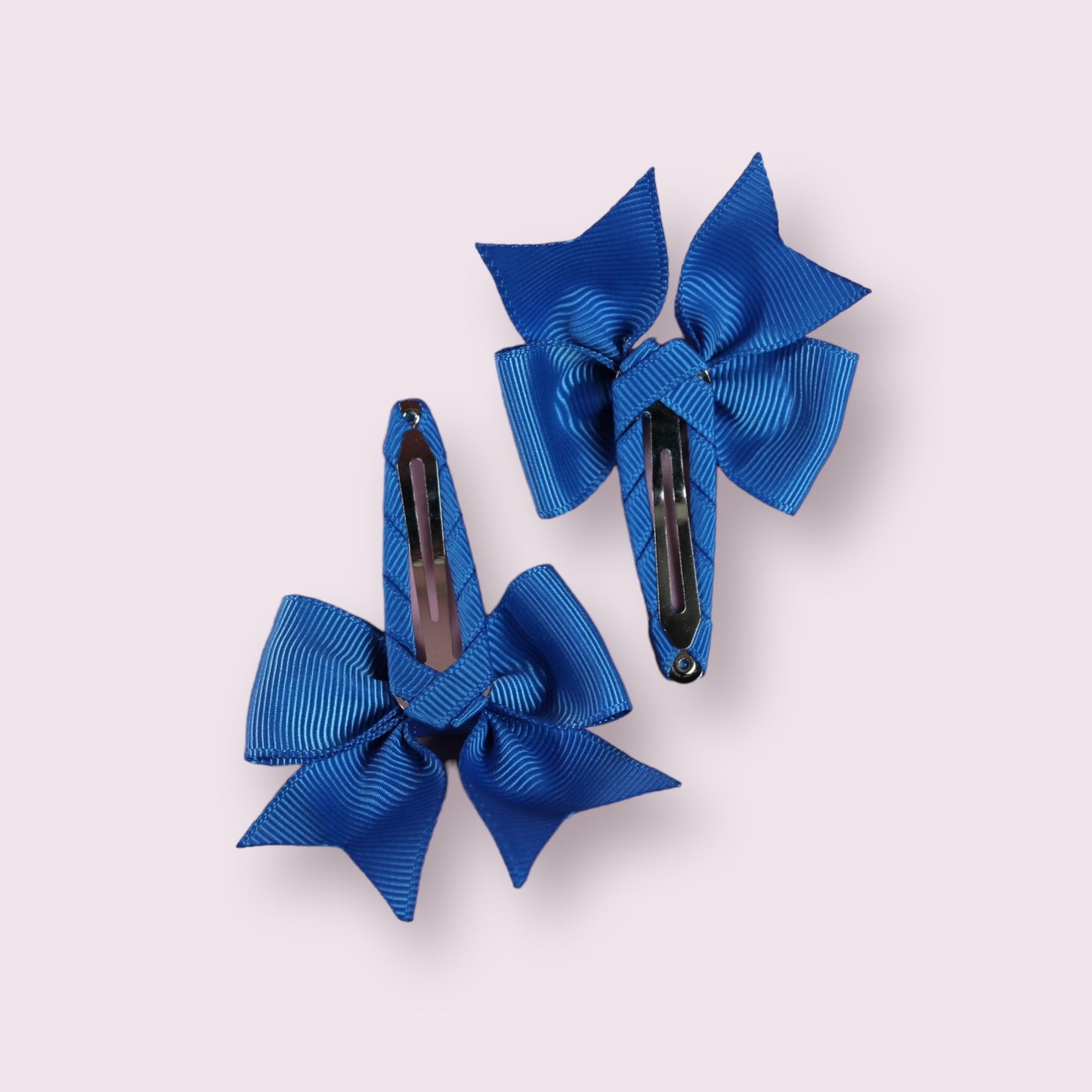 Royal 2.5" Blue Butterfly Snap Clips