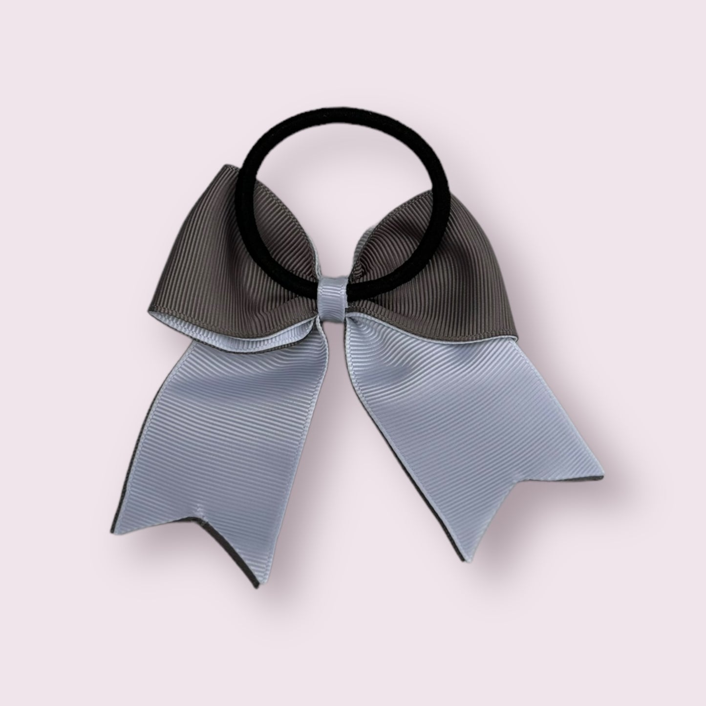 Grey & White 4.5" Tailed Bobble