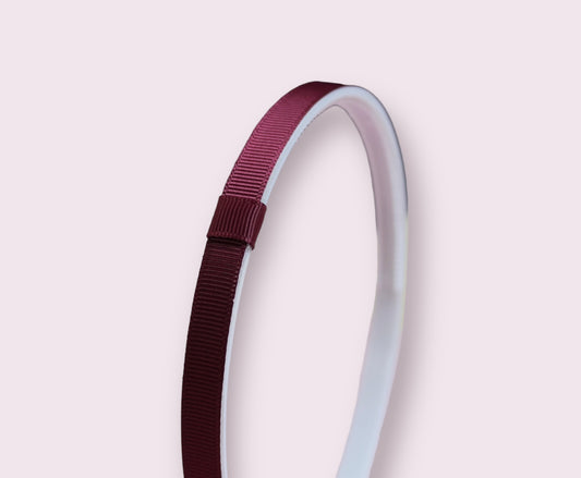 Burgundy Infinity Headband