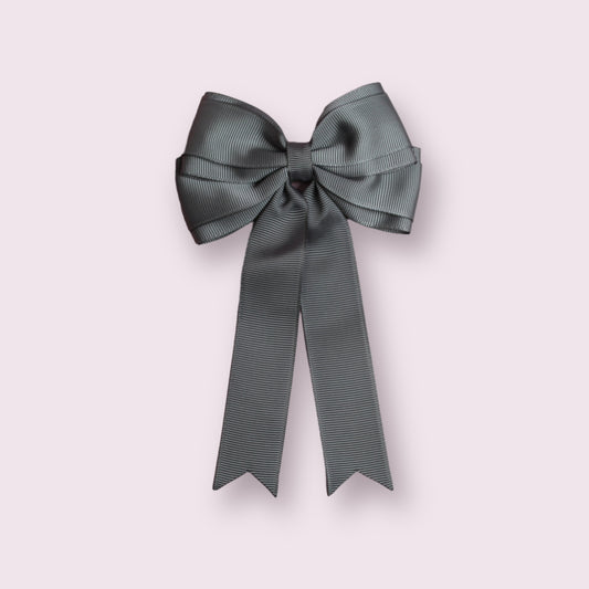 Grey 4.5" Tailed Clip