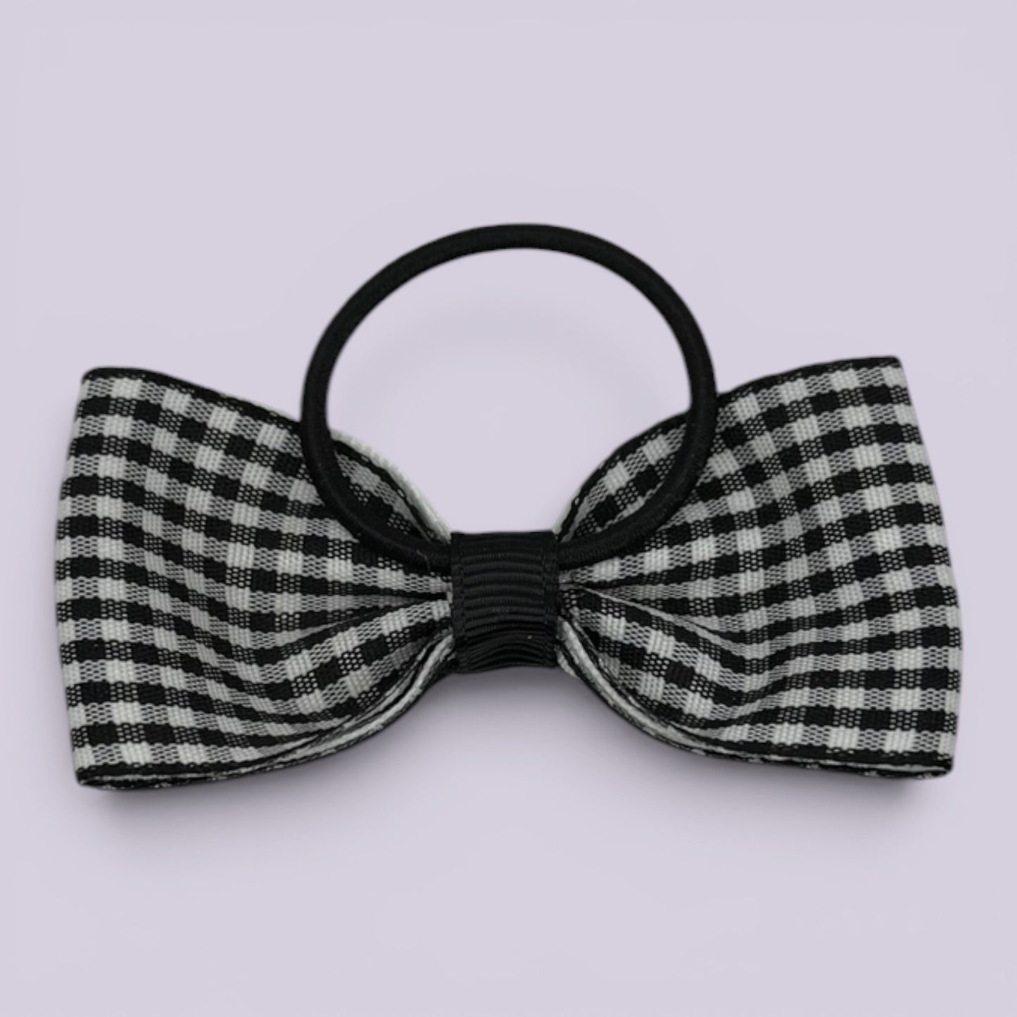 Hattie | Black Gingham Bow Bobble