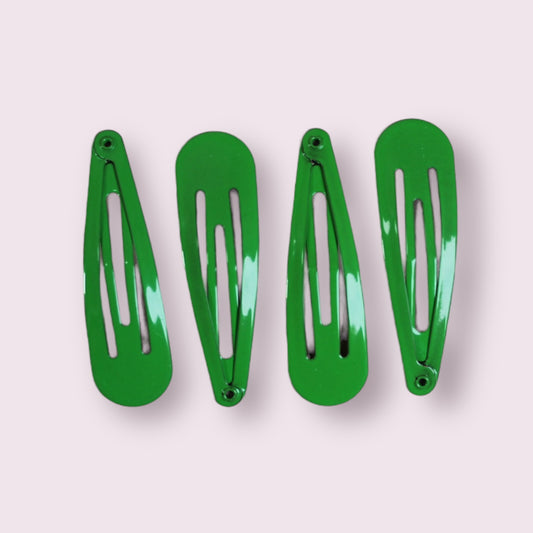 Emerald Green Snap Clips