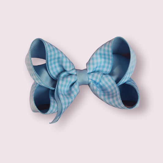 Summer Dress Blue Gingham 4" Inside Out Clip