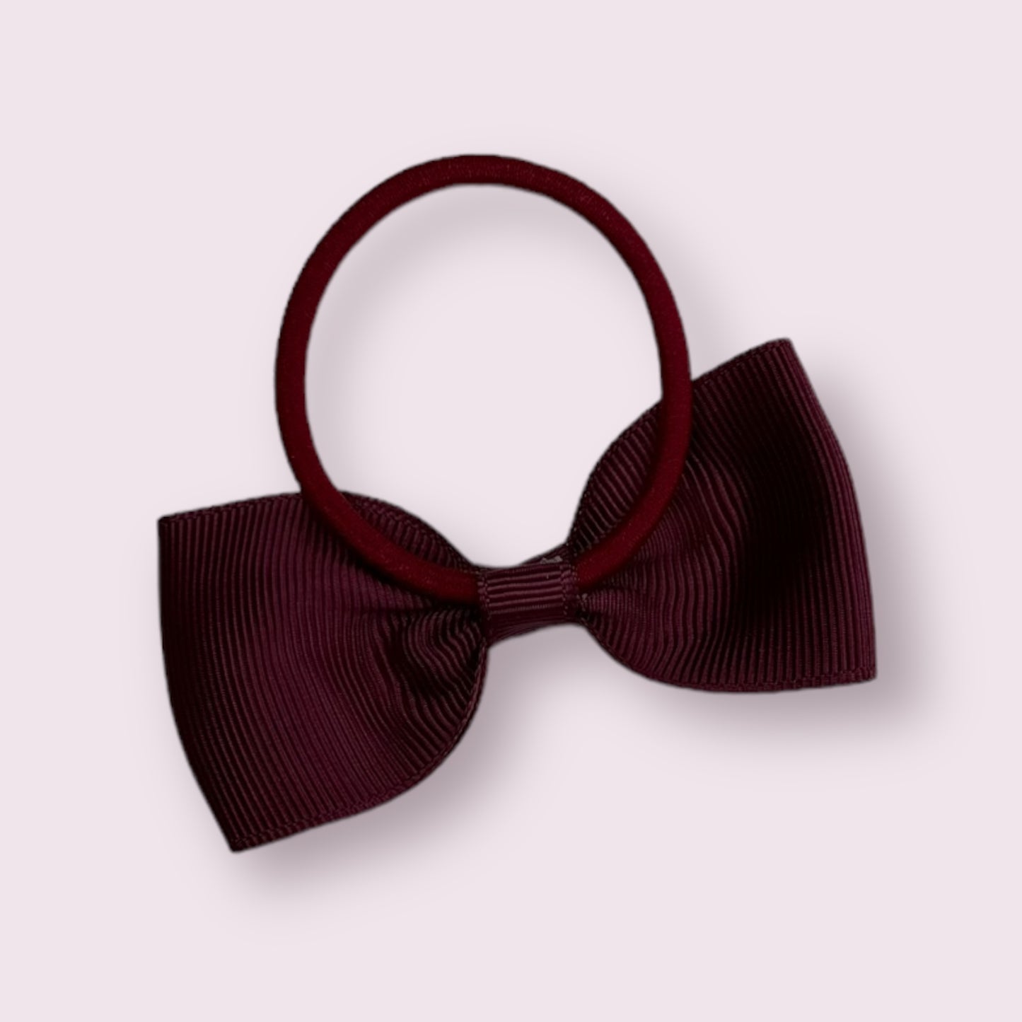 Burgundy 3" Bowtie Bobble