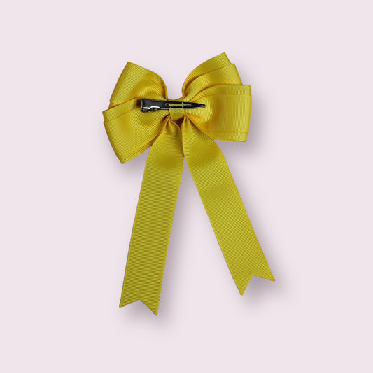 Yellow 4.5" Tailed Clip