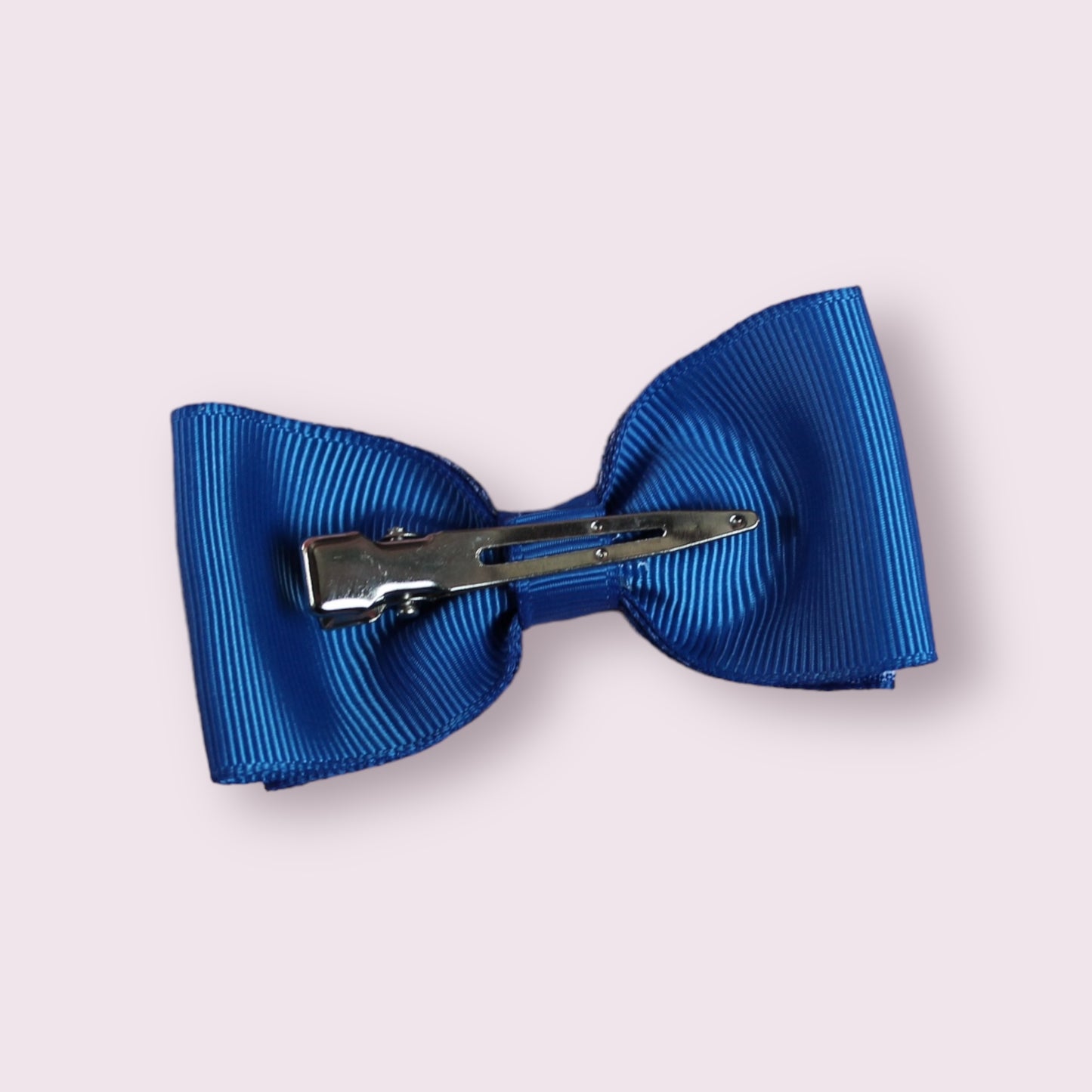 Royal Blue Gingham 3" Bowtie Clip