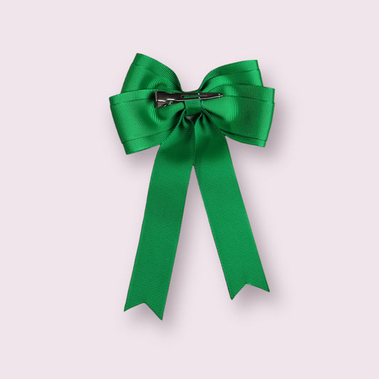 Emerald Green 4.5" Tailed Clip