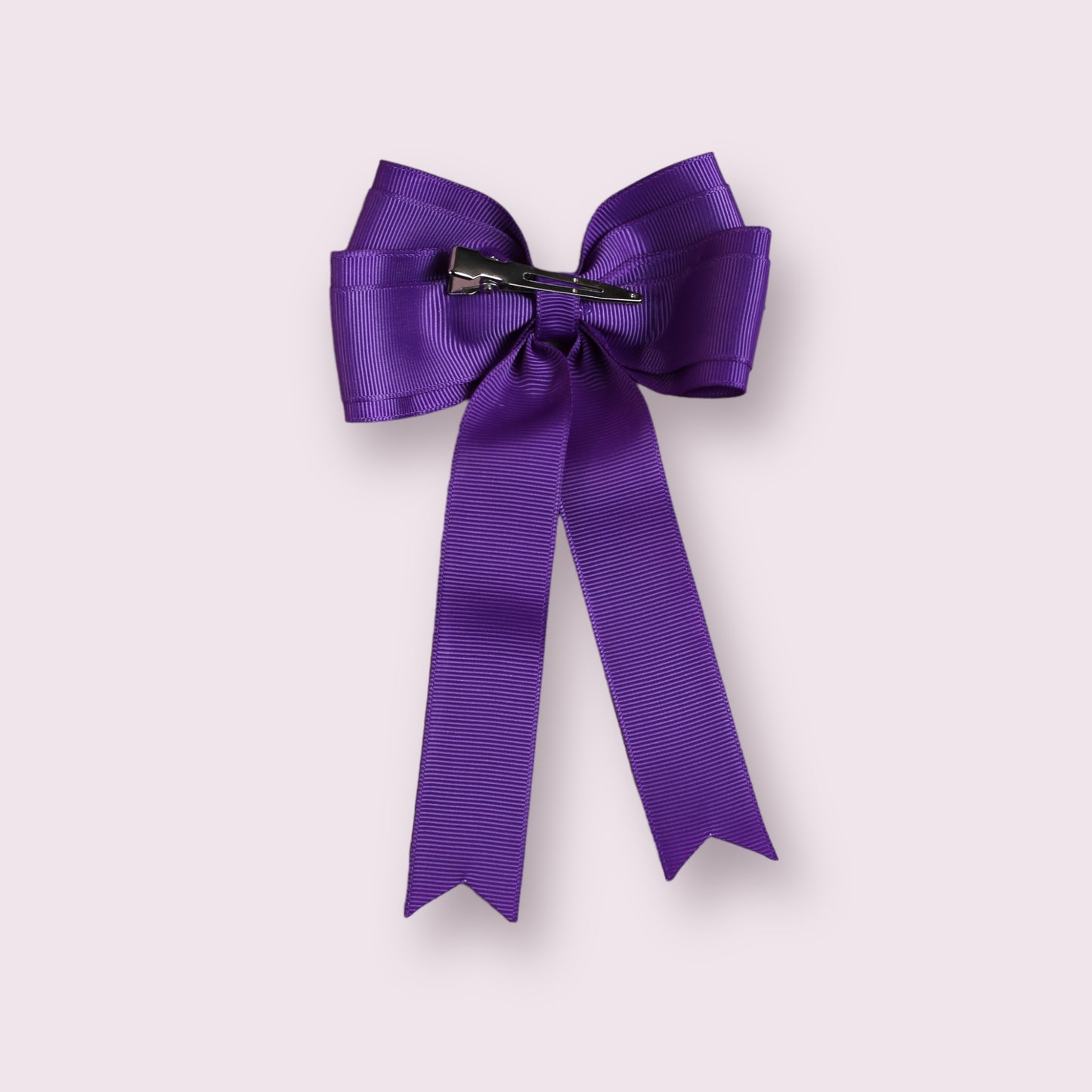 Purple 4.5" Tailed Clip
