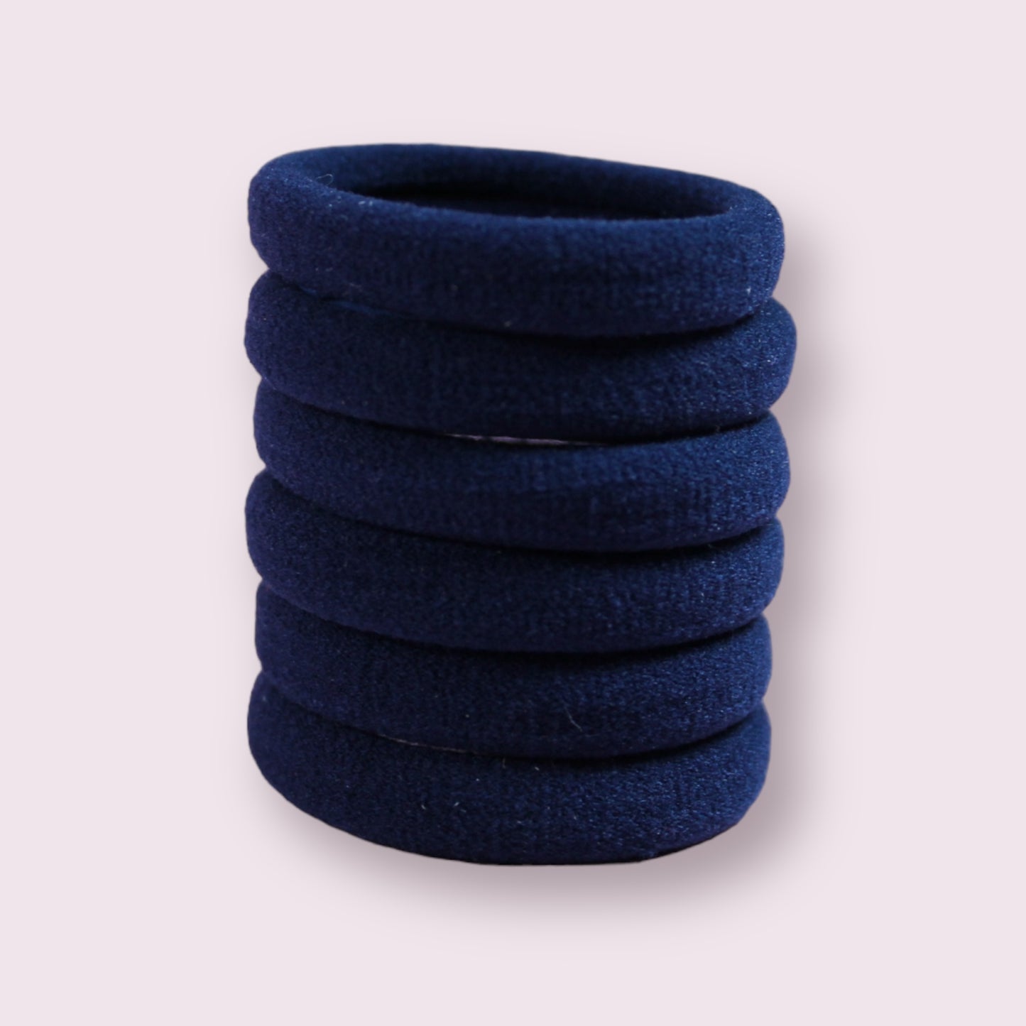 Navy Blue Soft Non Damage Hair Bobbles