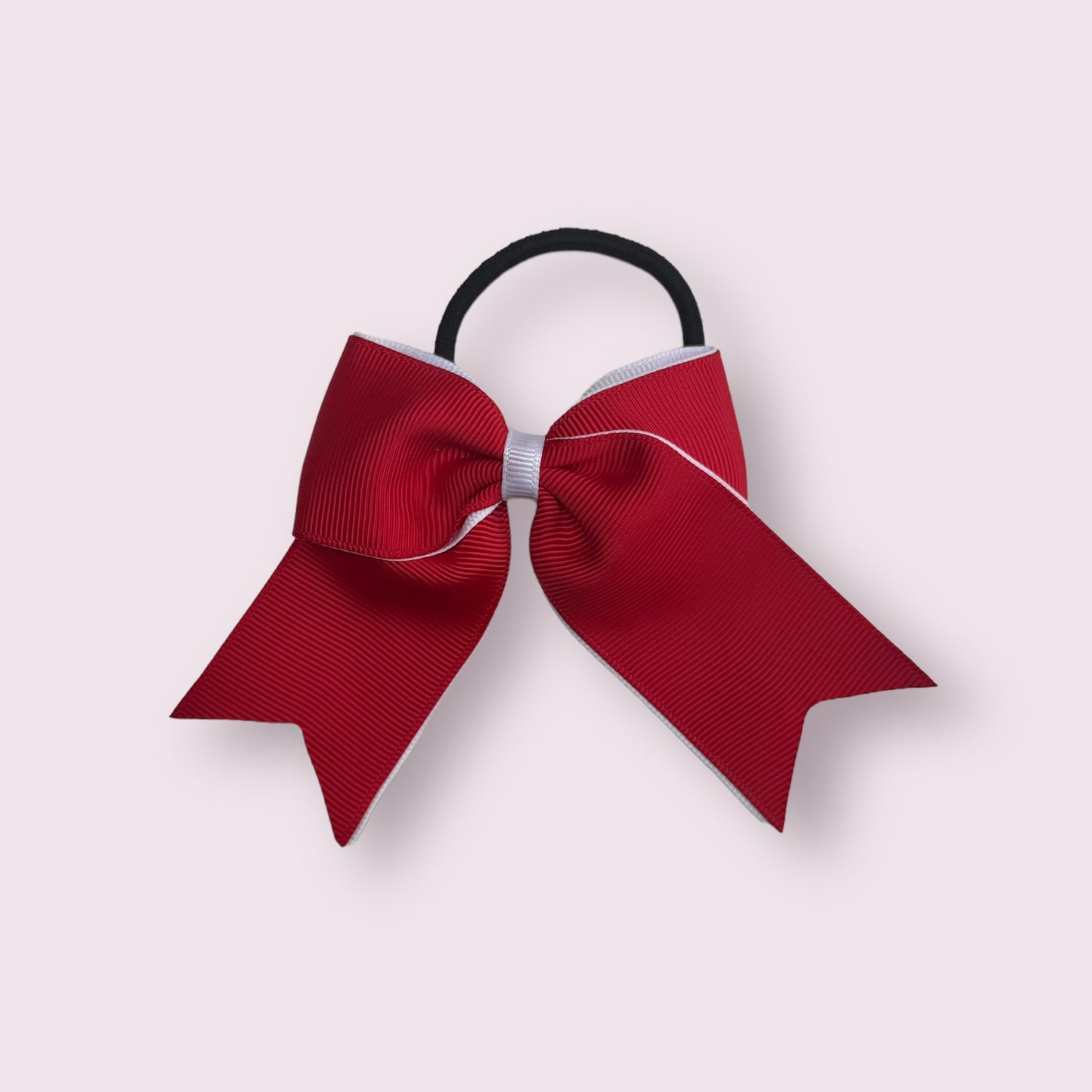 Red & White 4.5" Tailed Bobble