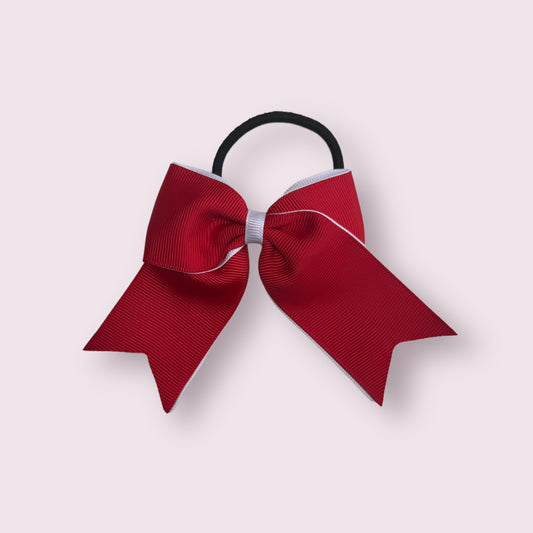 Red & White 4.5" Tailed Bobble