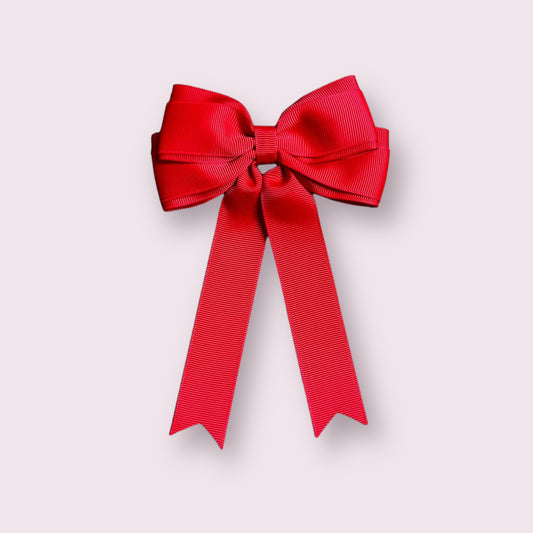 Red 4.5" Tailed Clip