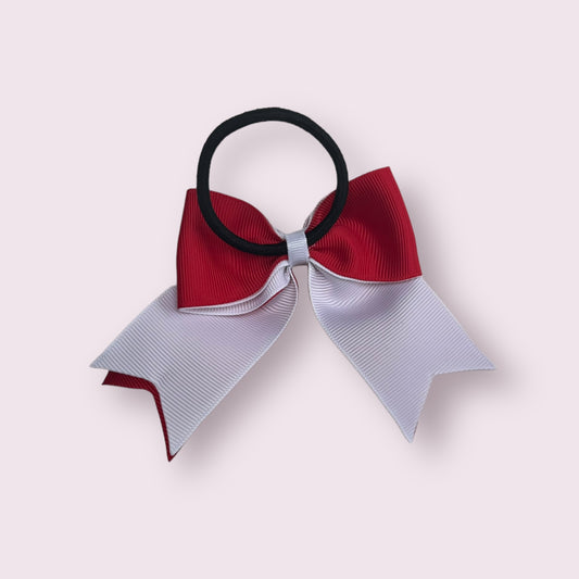 Red & White 4.5" Tailed Bobble