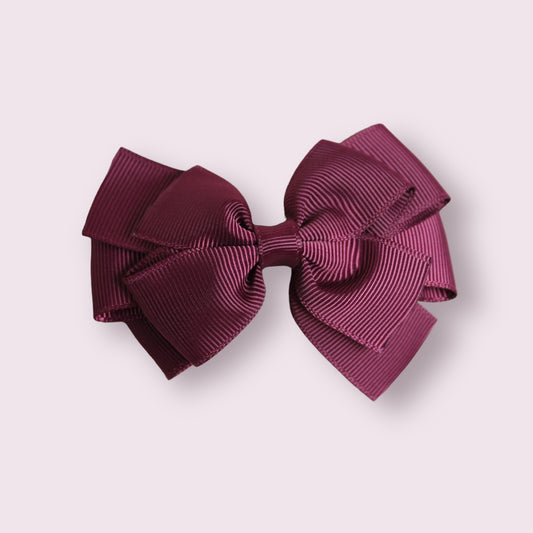 Burgundy 3"  Pinwheel Clip