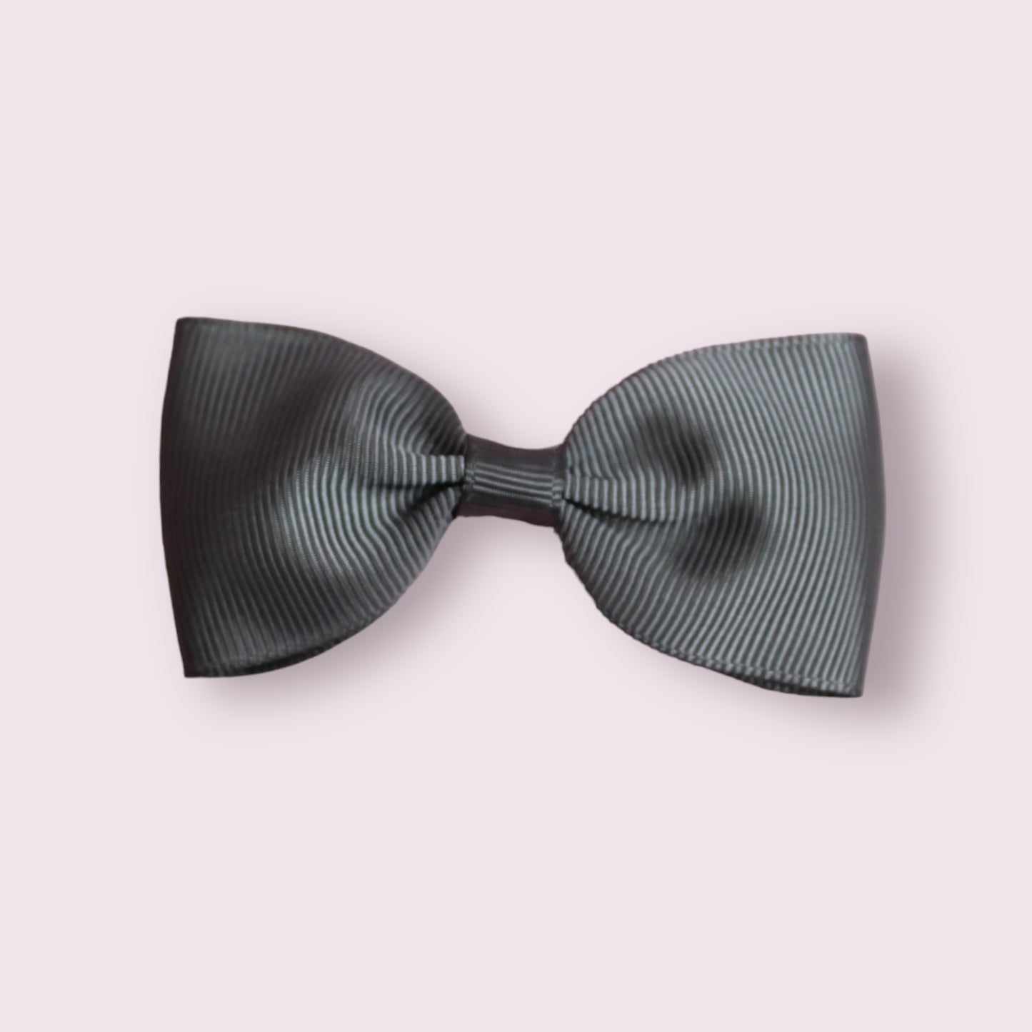 Grey 3" Bowtie Clip