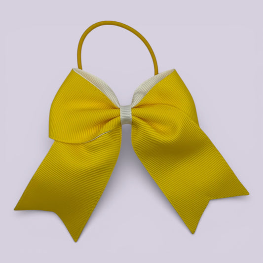 Lottie | Yellow & White Bobble