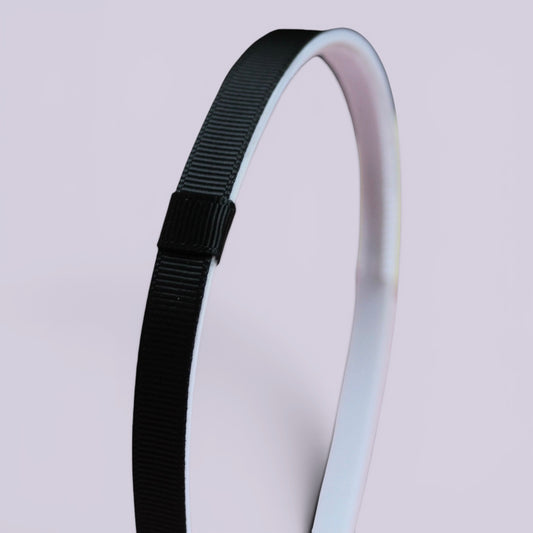 Black headband side view