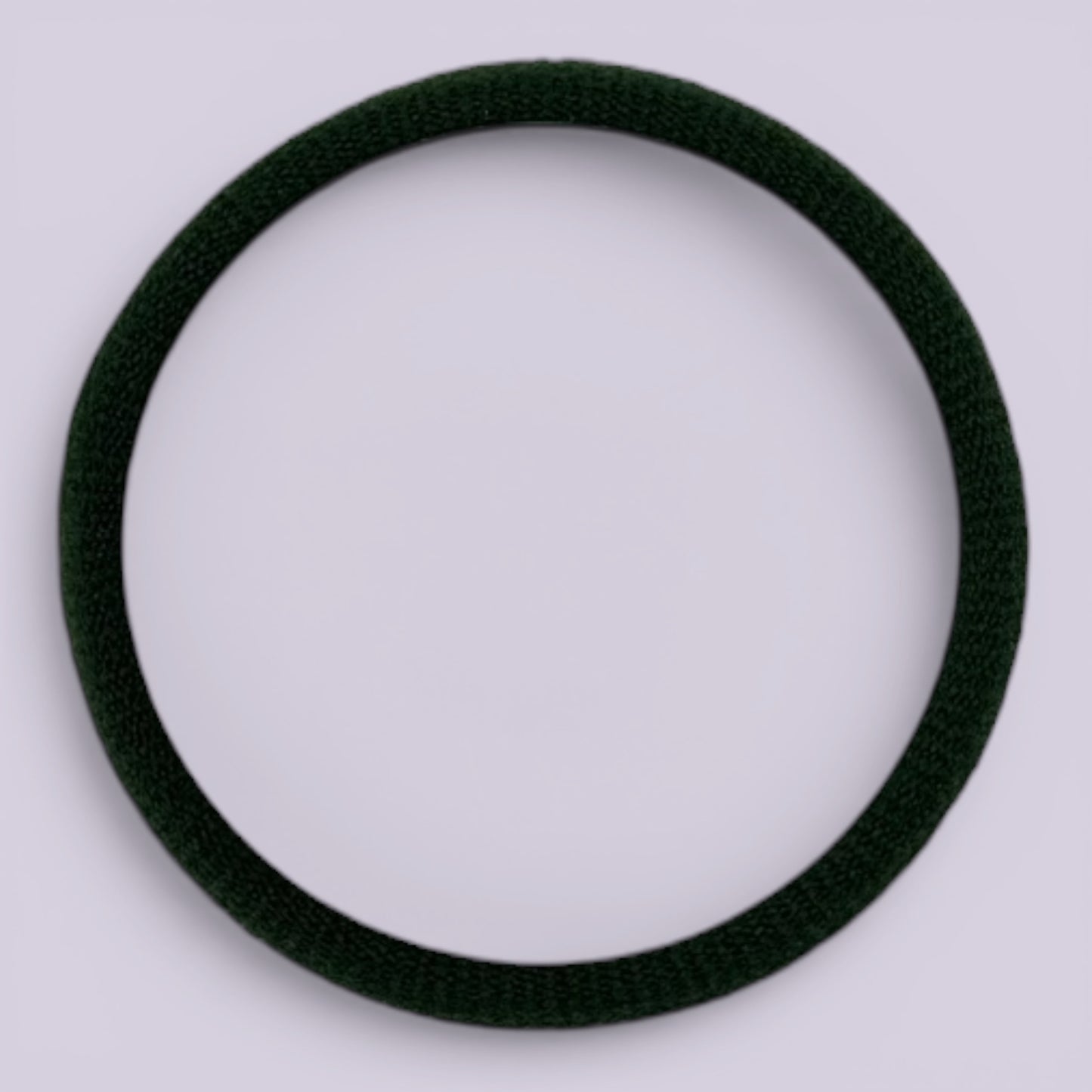 Hunter bottle green soft non damage hair bobbles on card