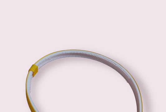 Yellow headband side view