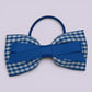 Hattie | Royal Blue Gingham Bow Bobble