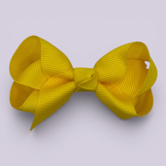 Small Darcie | Yellow Clip - School Hair Accessories UK