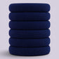 Navy blue soft non damage school hair bobbles