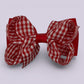 Clara | Red Gingham Clip - School Hair Accessories UK