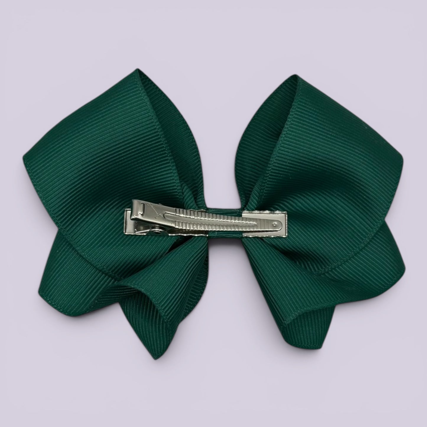 Novah | Hunter Bottle Green Hair Bow Clip