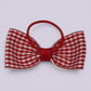Hattie | Red Gingham Bow Bobble