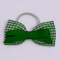 Hattie | Emerald Green Gingham Bow Bobble