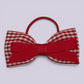 Hattie | Red Gingham Bow Bobble