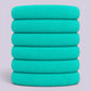 Jade green soft non damage school hair bobbles