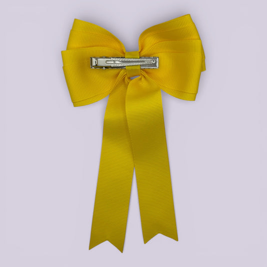 Gracie | Yellow Clip - School Hair Accessories UK