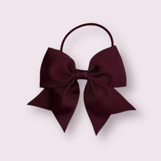 Burgundy 3" Tailed Bobble