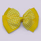 Olive | Yellow Gingham Clip - School Hair Accessories UK